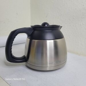 Stainless Steel Black Coffee Decanter